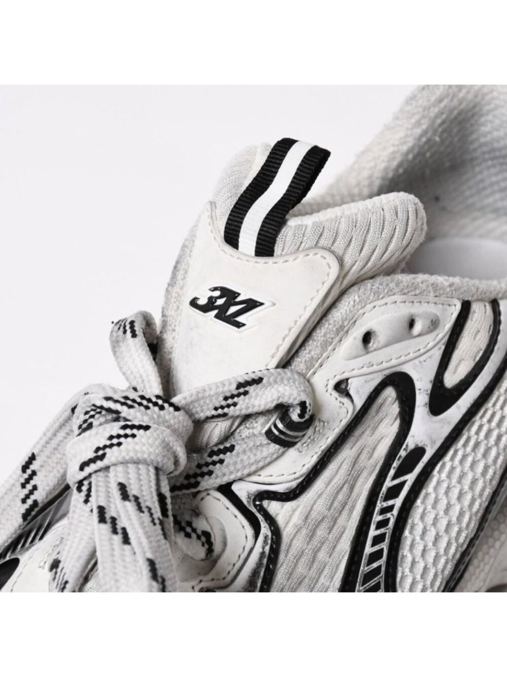 Balenciaga Sneakers 3XL White Silver Black - Picture 7 of 16